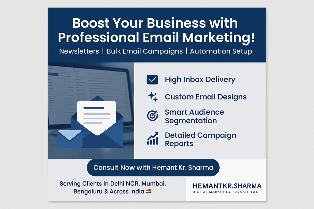Hemant Email Marketing Service in India