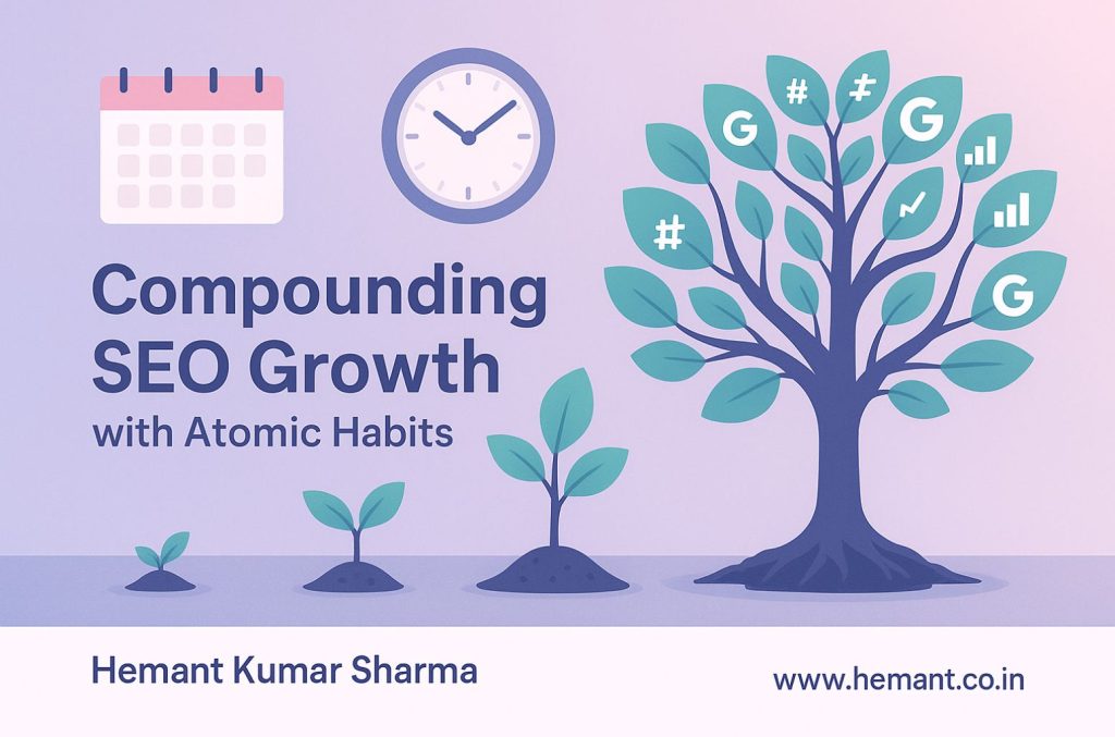 Hemant - Blog - Atomic Habits and SEO Marketing 2