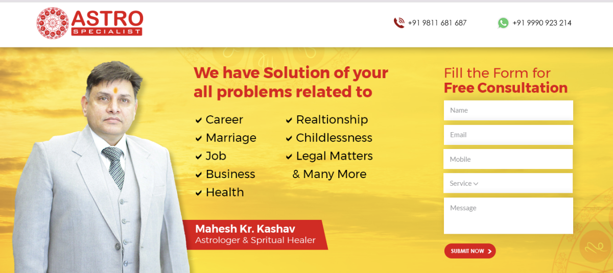 Hemant Kumar Sharma - Digital Marketing for Astrologers
