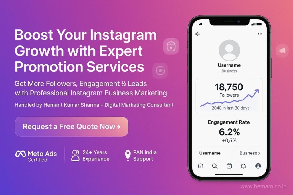 Hemant - Instagram Growth Service 