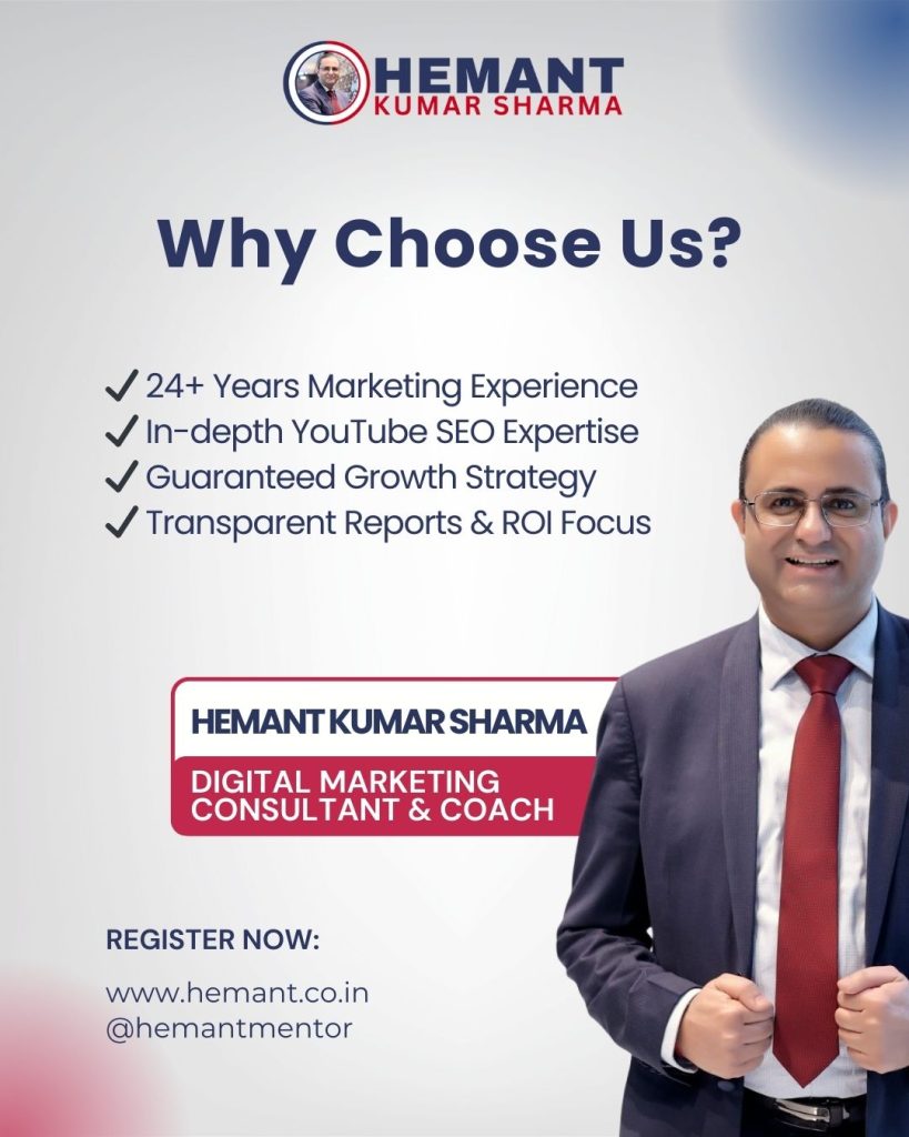 Hemant Kumar Sharma - YouTube Channel Promotion & Management Services