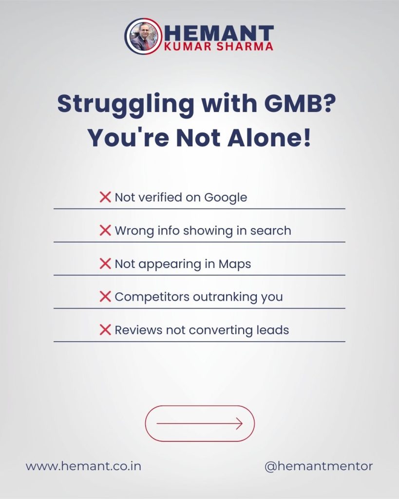Hemant Kumar Sharma - Google My Business Promotion