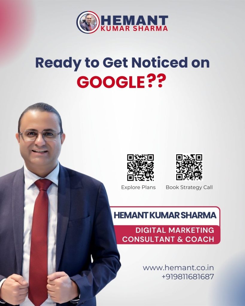 Hemant Kumar Sharma - Google My Business Promotion