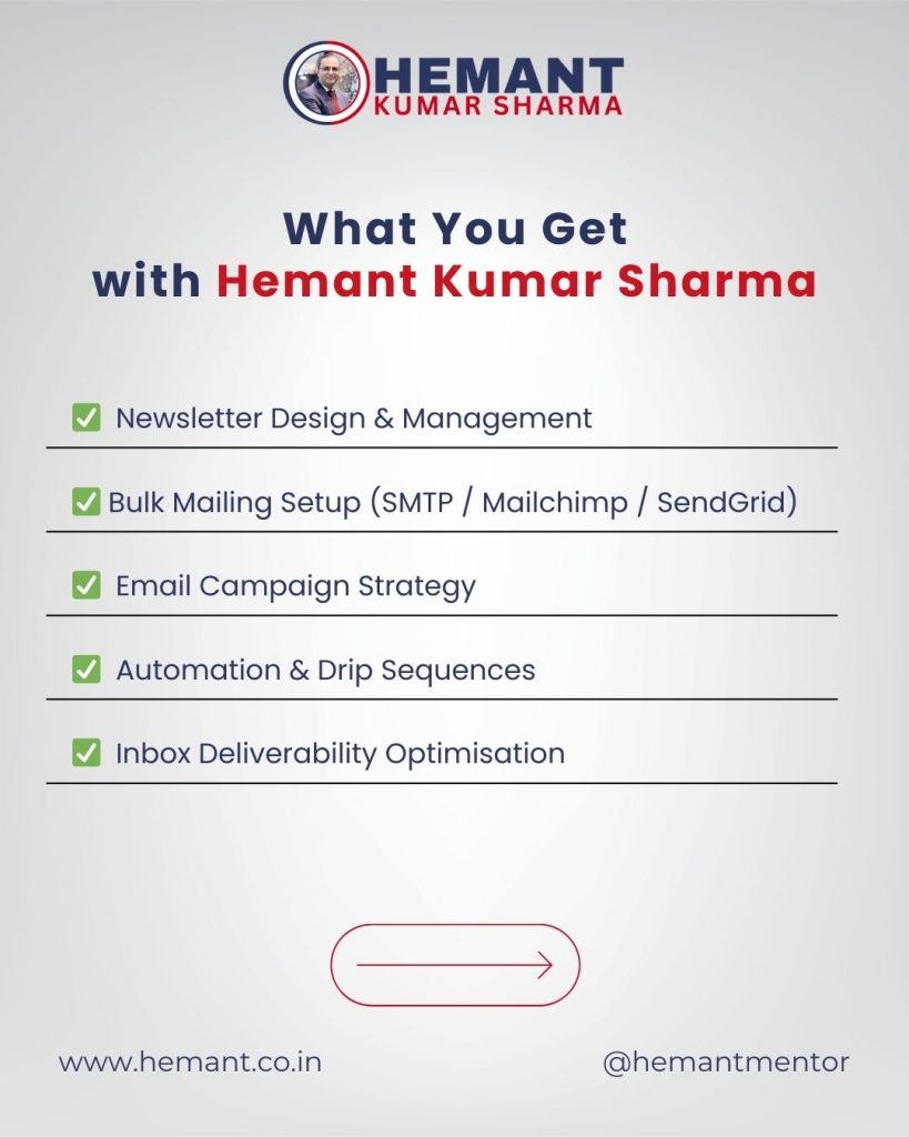 Email Marketing & Newsletter Services by Hemant Kumar Sharma