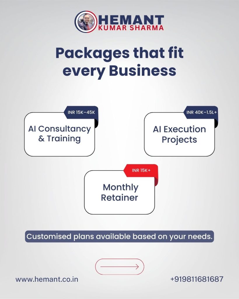 Hemant Kumar Sharma - AI (Artificial Intelligence) Expert in India