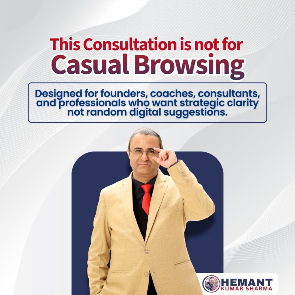 Hemant Kumar Sharma Free Consultation Session