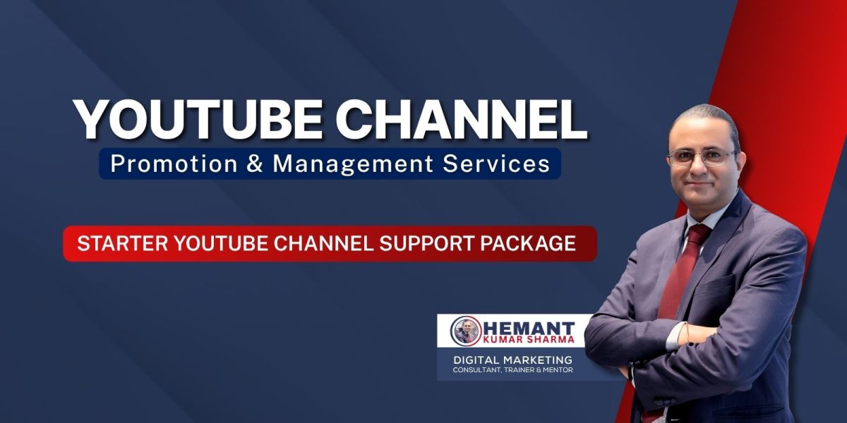Hemant Kumar Sharma - Starter YouTube Channel Support Package in India