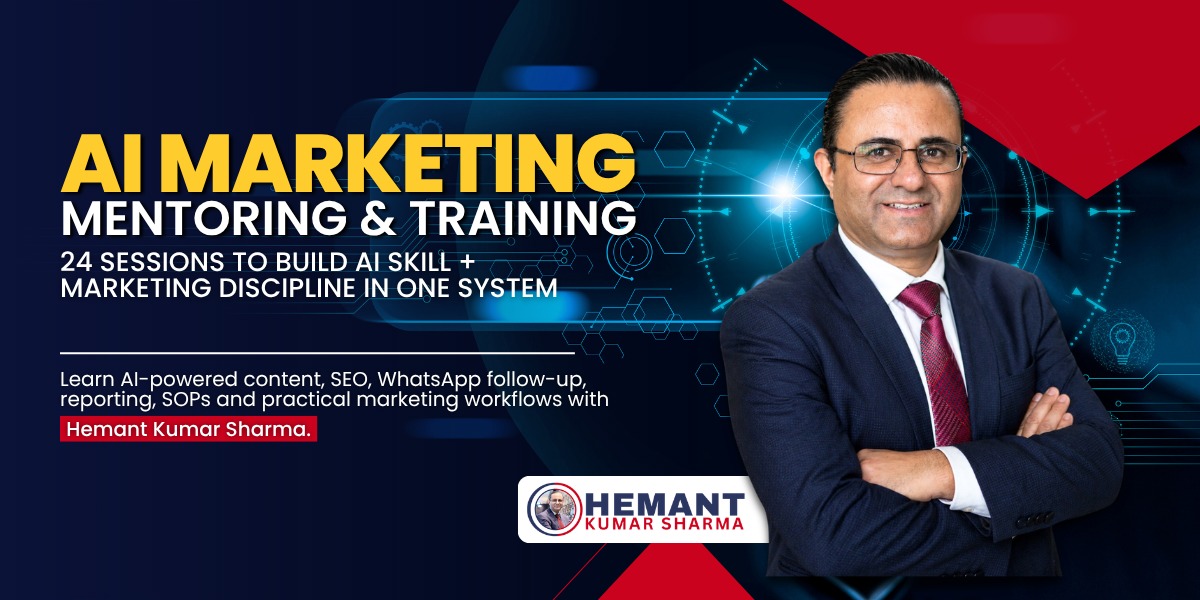 Hemant Kumar Sharma - AI Marketing Mentoring & Training