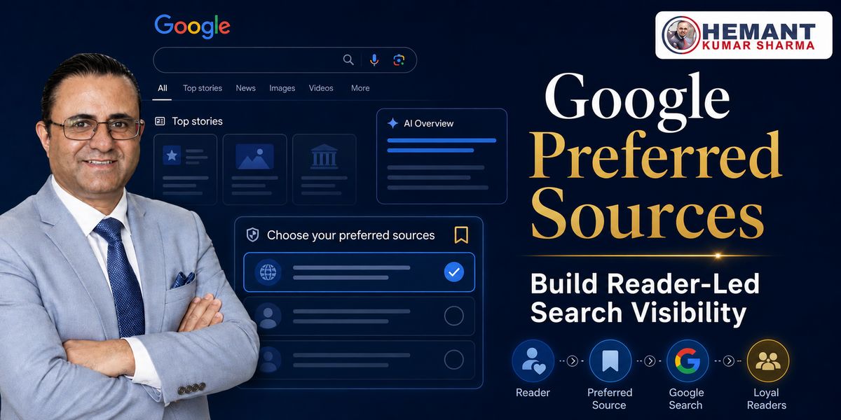 Hemant Kumar Sharma - Google Preferred Sources - India Publisher Guide 2026