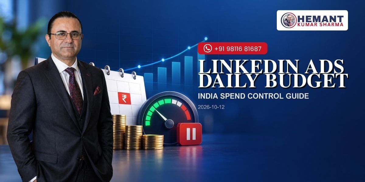 Hemant Kumar Sharma - LINKEDIN ADS DAILY BUDGET