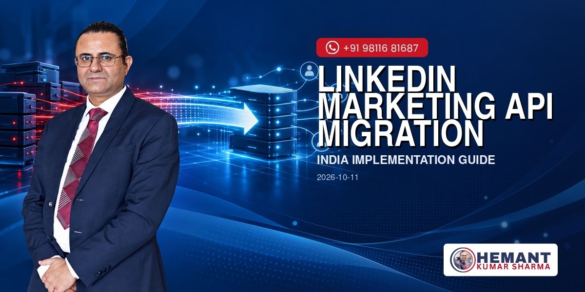 Hemant Kumar Sharma - LINKEDIN MARKETING API MIGRATION