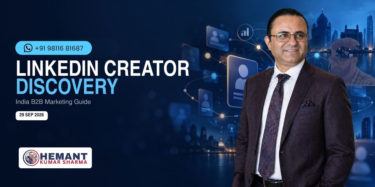 Hemant Kumar Sharma - LinkedIn Creator Discovery