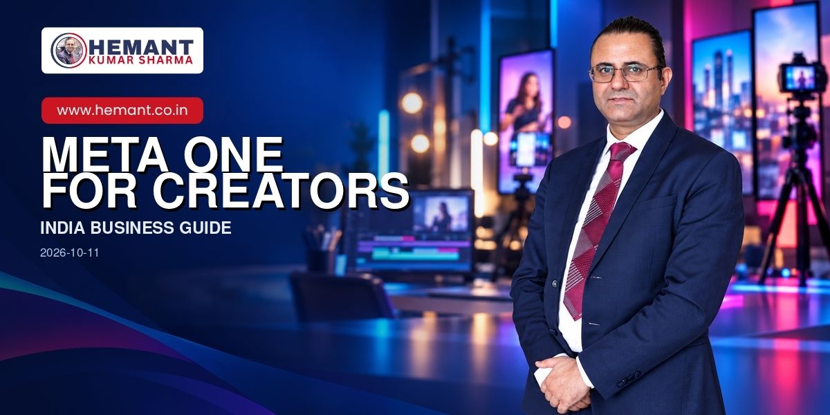 Hemant Kumar Sharma - META ONE FOR CREATORS
